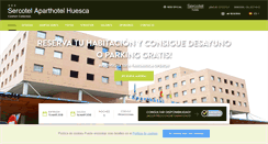 Desktop Screenshot of aparthotelhuesca.com